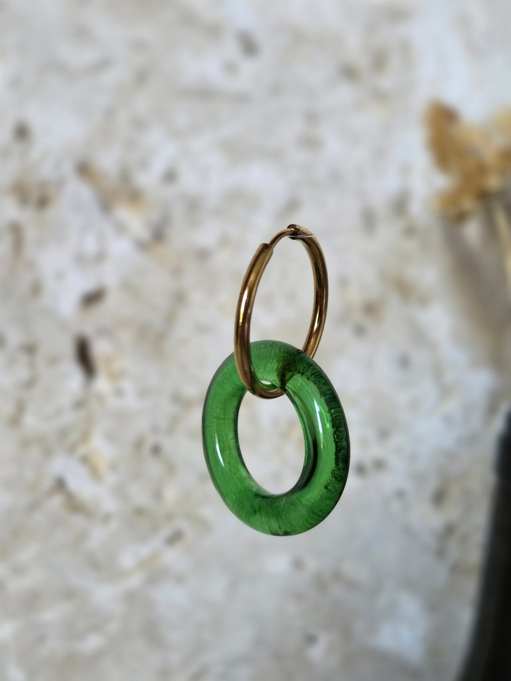 Pampilles interchangeables en verre recyclé