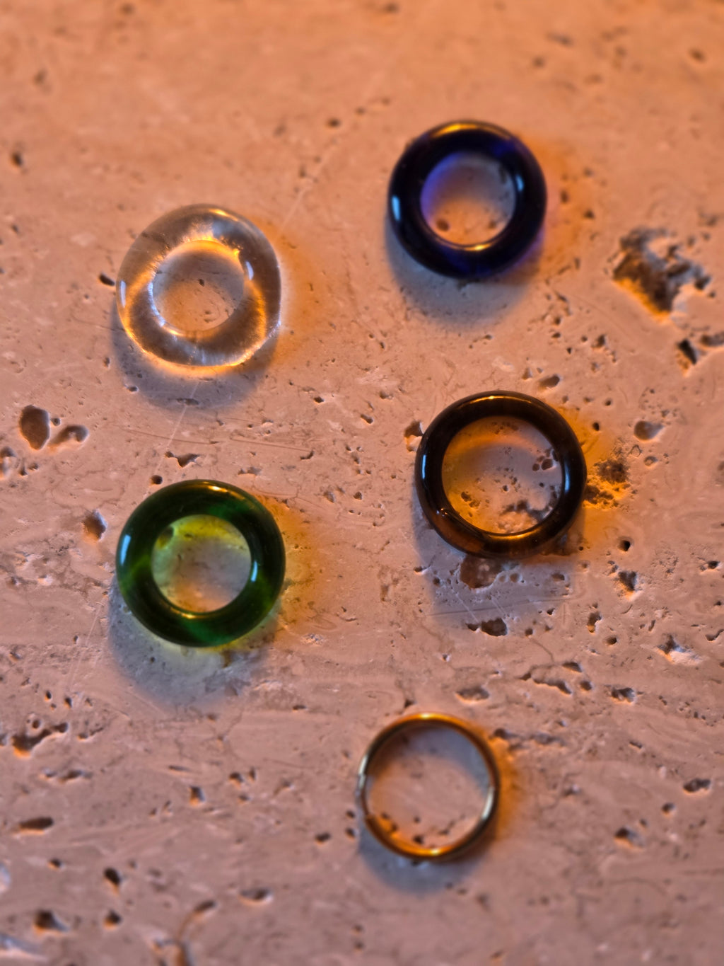 Pampilles interchangeables en verre recyclé