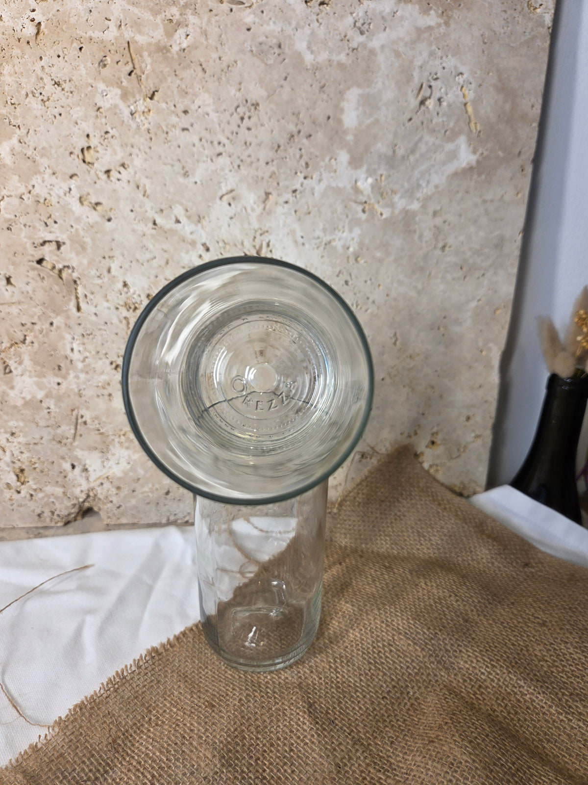 Lot de 2 verres - réalisé à partir d'une bouteille d'Orezza