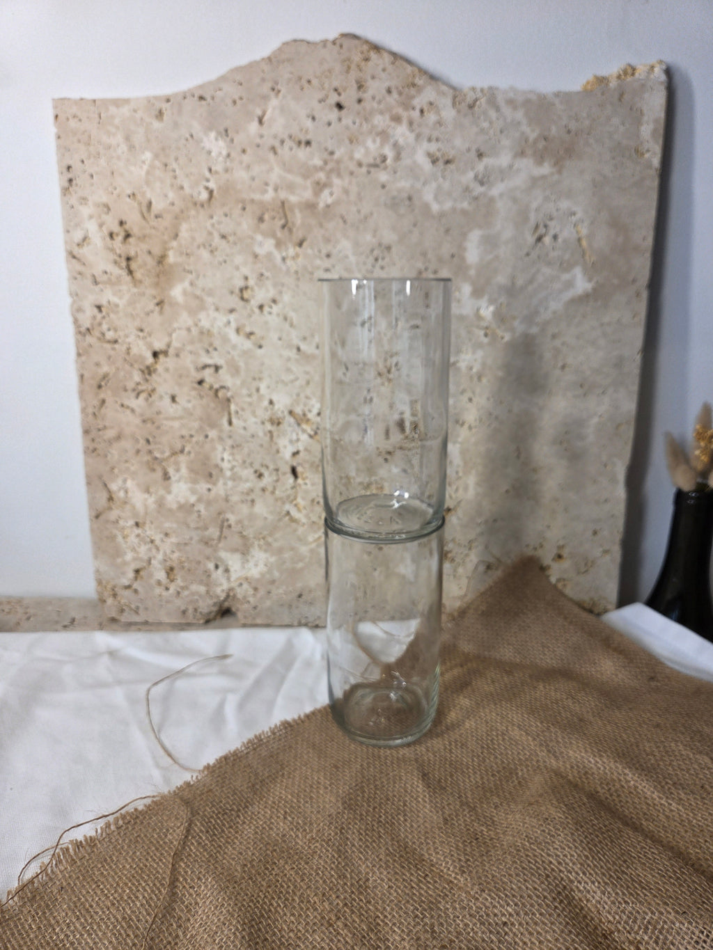 Lot de 2 verres - réalisé à partir d'une bouteille d'Orezza