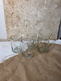 Lot de 4 tasses à café-réalisées à partir d'anciennes bouteilles d'Orezza