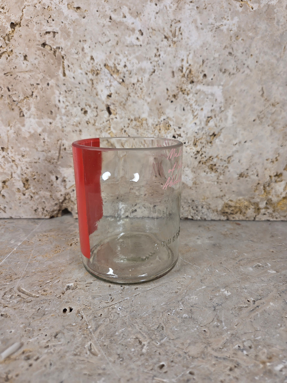 Verre Absolut en bouteille recyclée - Pièce unique