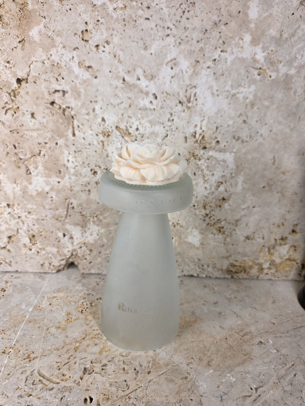 Bougeoir sur pied Zilia- bouteille surcyclée
