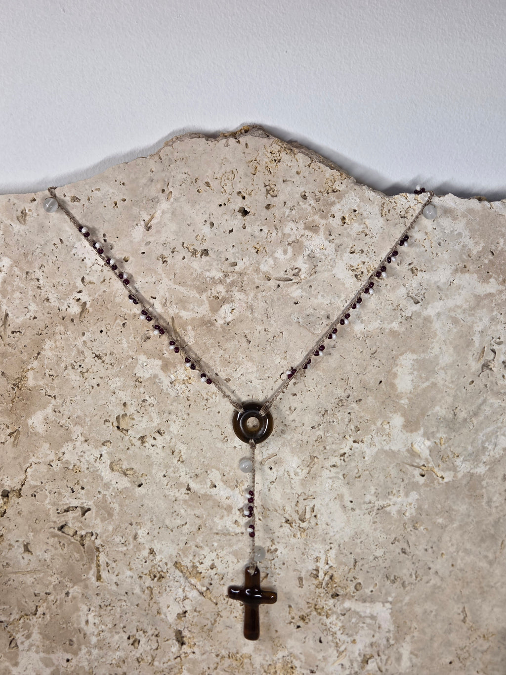 Chapelet en verre recyclé