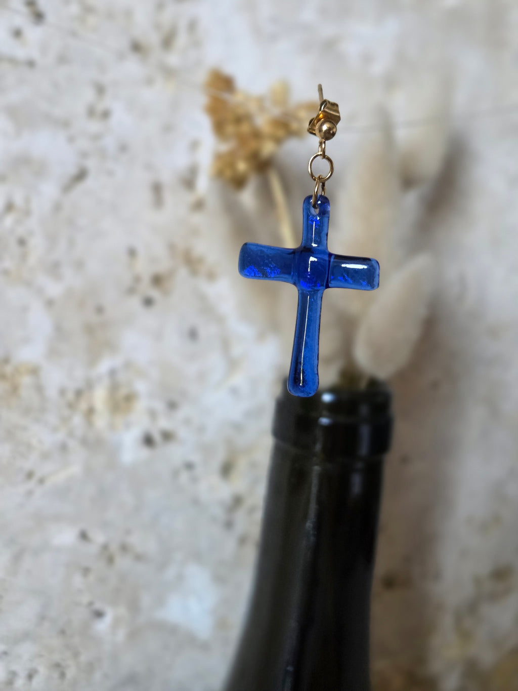 Croce – Boucles d'oreilles en verre recyclé
