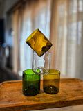 Lot de 4 verres en verre recyclé
