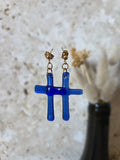 Croce – Boucles d'oreilles en verre recyclé