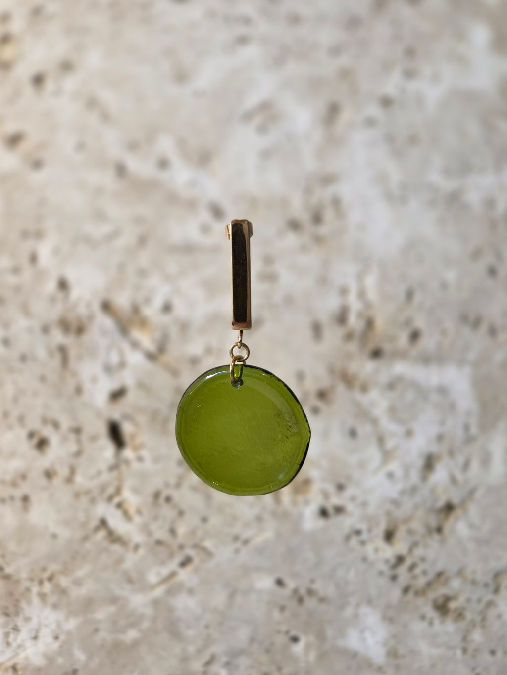 Lucia- Boucles d'oreilles en verre recyclé Corse